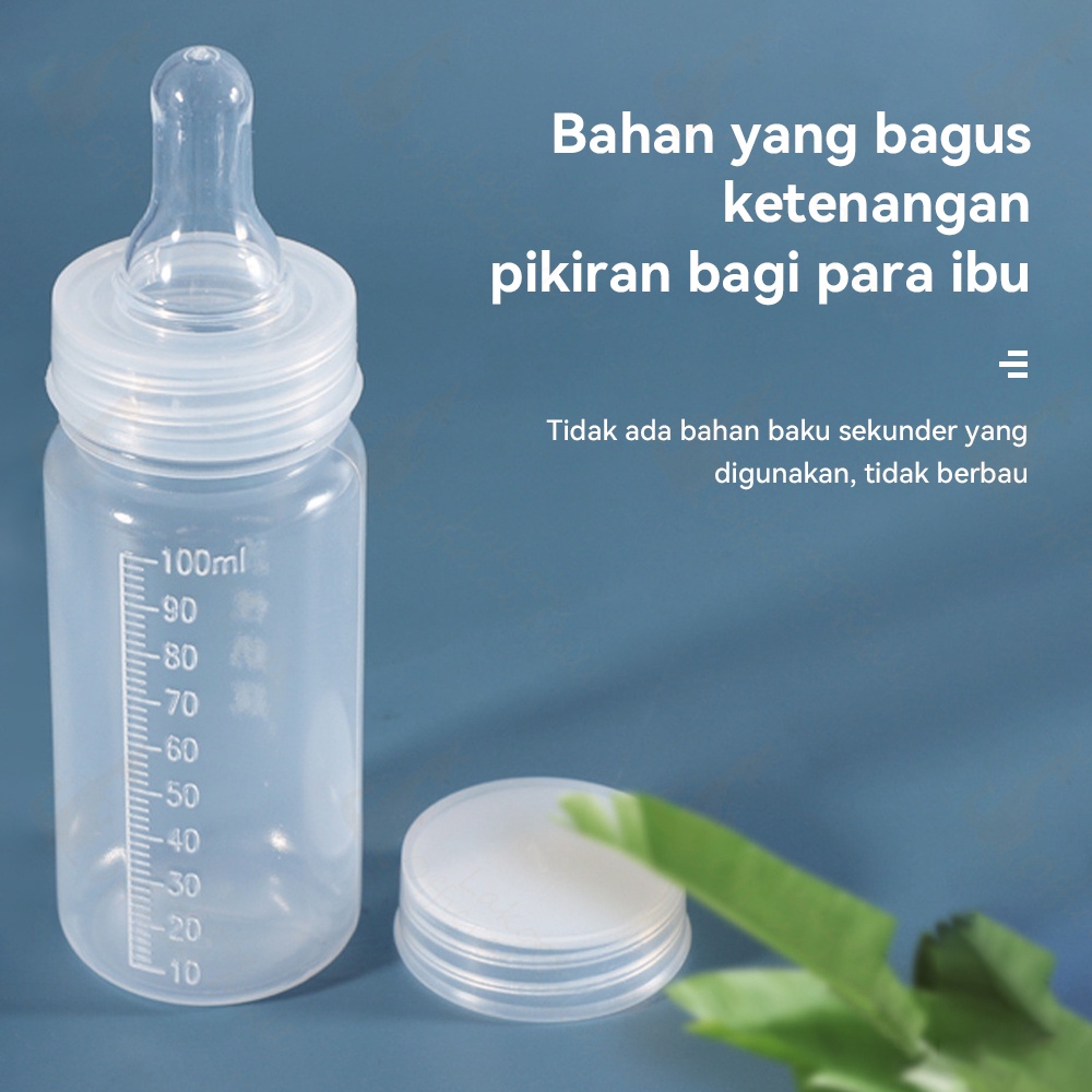 Lakoe Botol susu Disposable/Steri bottle bayi/Triangle Feeding Bottle BPA free/Baby Milk feeding Bottle