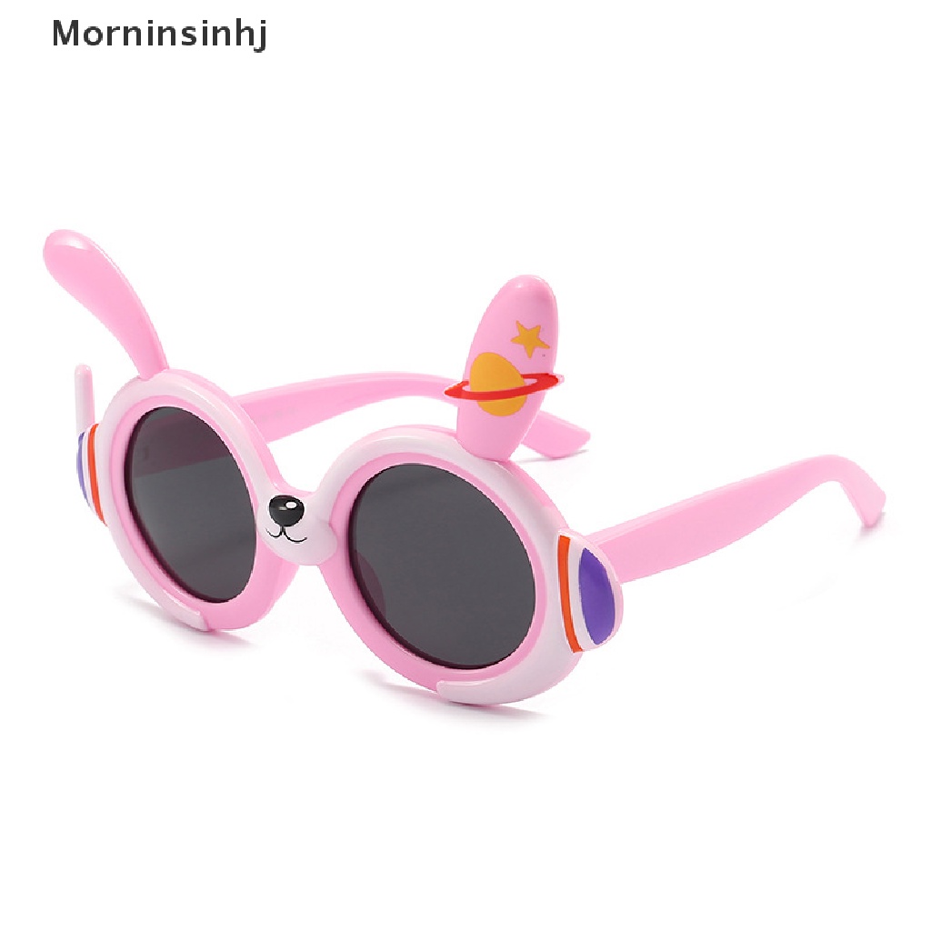 Mornin Kartun Anak Kacamata Hitam Polarized Kelinci Tahun Kacamata Mainan Bayi Lembut Silicone Sunglasses id