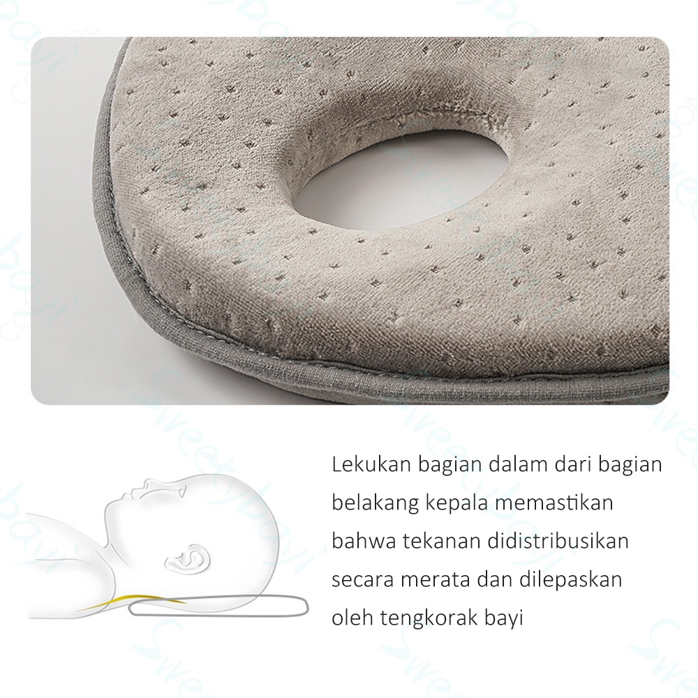 SweetyBayi Bantal bayi anti peyang Bantal peang bayi lembut Bantal kepala bayi newborn Baby pillow