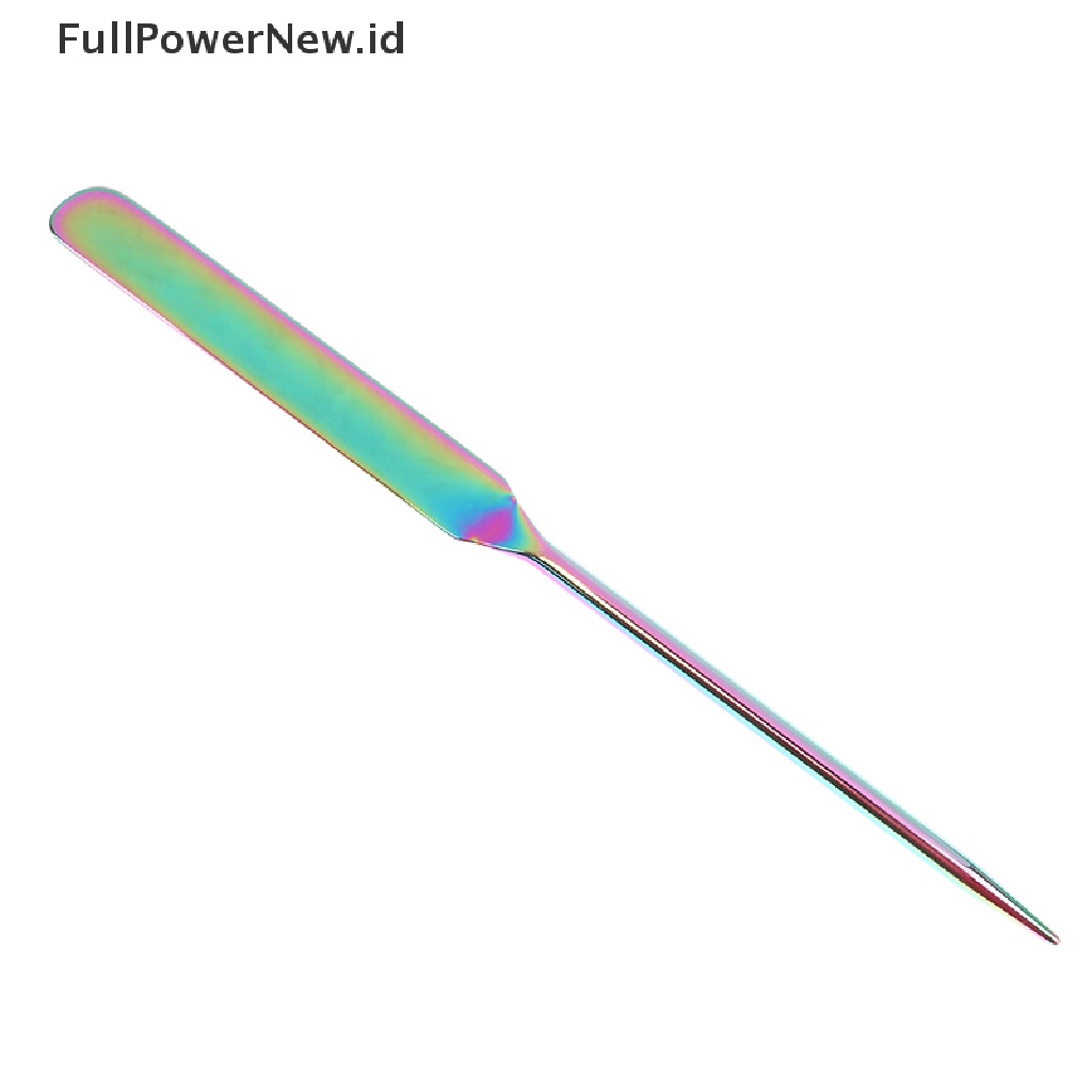 Power 1Pc Spatula Makeup Titanium Warna Mixing Stick Foundation Alat Pencampur Krim ID