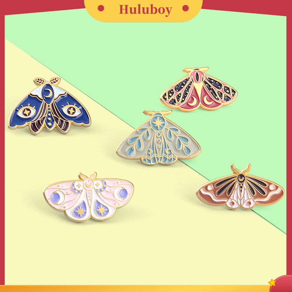 {Ready Stock} Wanita Bros Ngengat Enamel Indah Pin Tas Lucu Khusus Untuk Hadiah