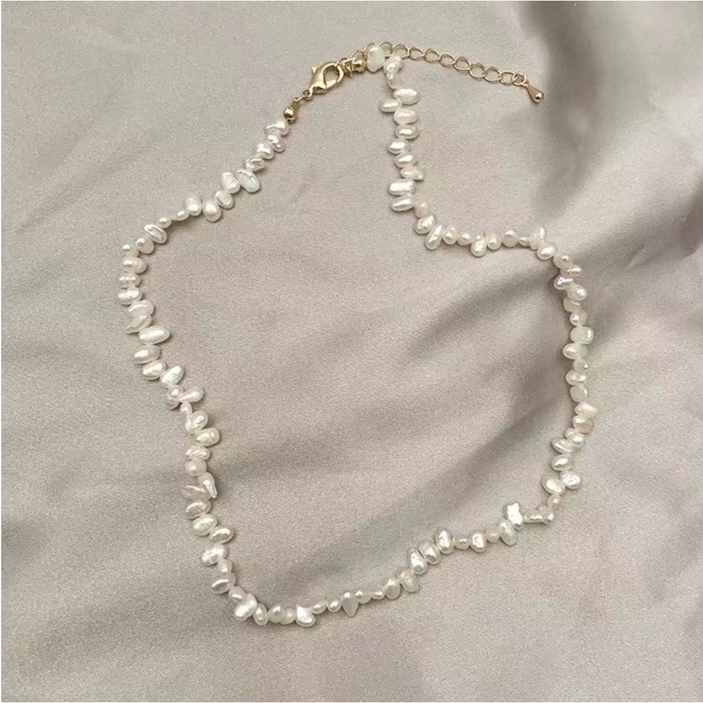 Kalung Rantai Batu Etnik choker BAROQUE Wanita Gaya Korea Fashion Elegan Import