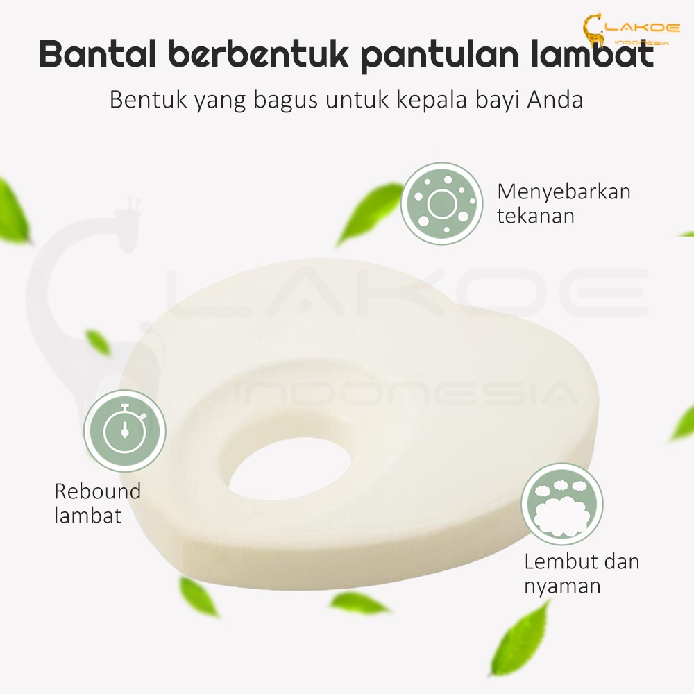 Lakoe Bantal Bayi Anti Peyang/Newborn Bentuk Hati Pillow/ Bantal Peyang Bayi