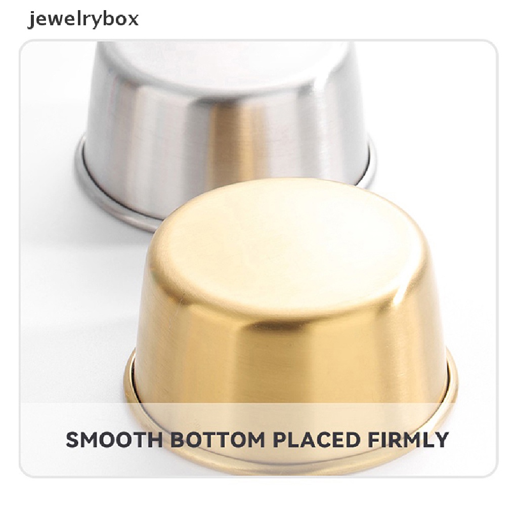 [jewelrybox] Round Stainless Steel Seasoning Dish Hot Pot Dipping Bowl Wadah Saus Makanan Butik