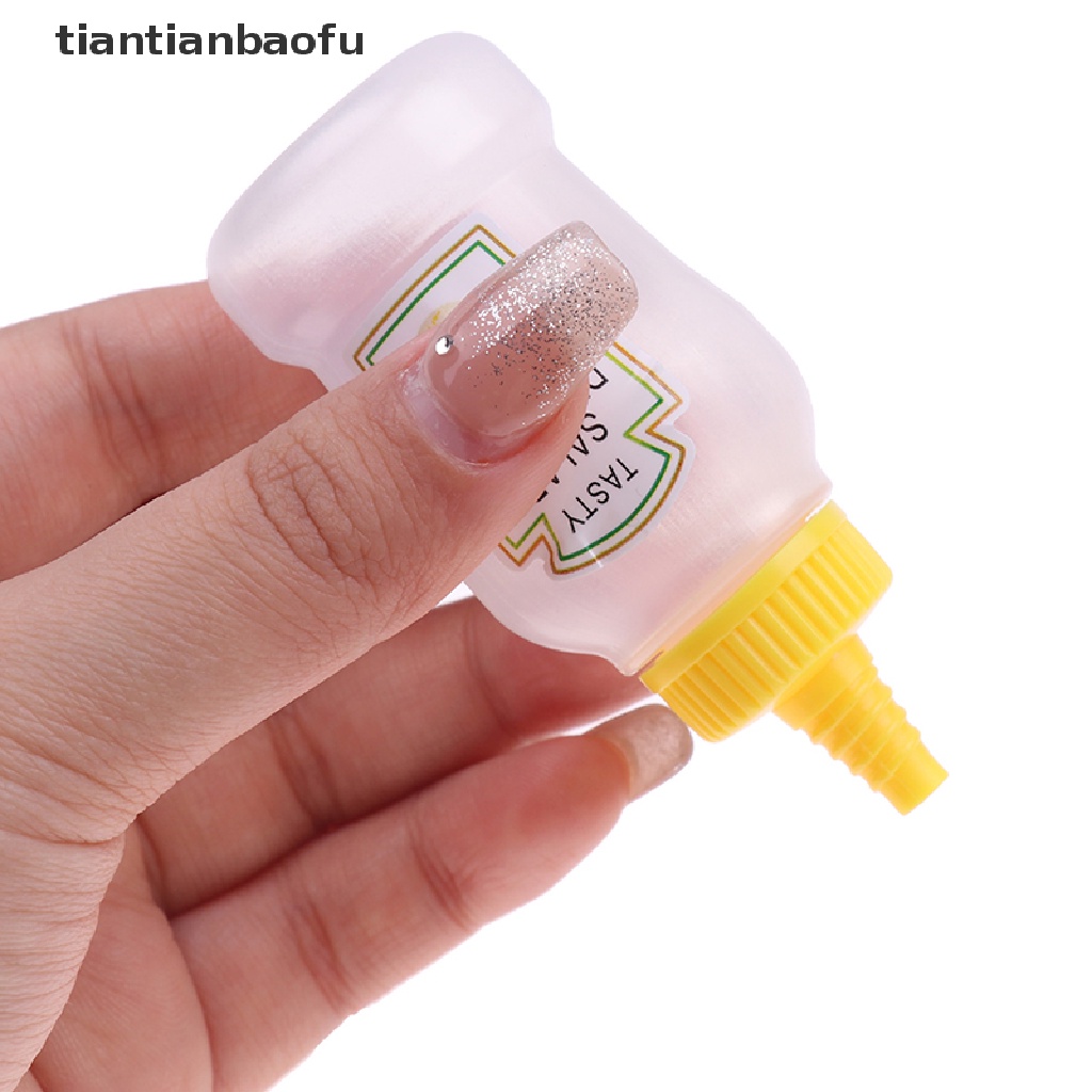 [tiantianbaofu] 3pcs Botol Remas Saos Mini Portable Botol Bumbu Sub-Botol Plastik Butik