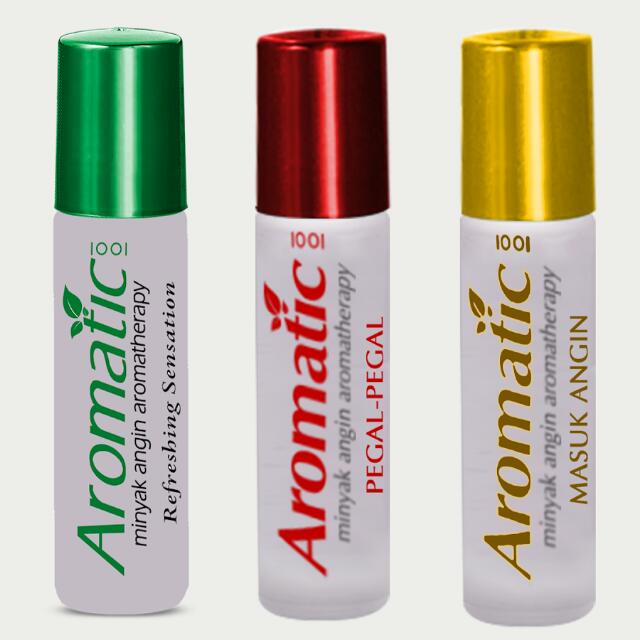 Minyak angin Aromatic 1001 | Minyak Angin Aromatheraphy | Roll-On 8ml ORIGINAL