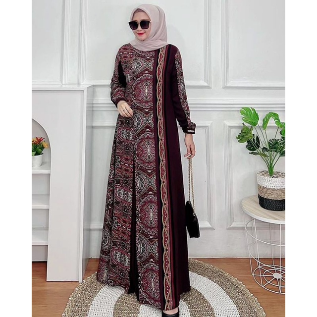 Zahra ethnic dress//gamis lebaran 2023