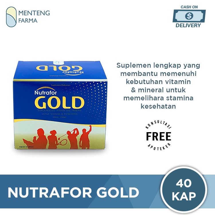 Nutrafor GOLD - Multivitamin untuk Stamina dan Kesehatan