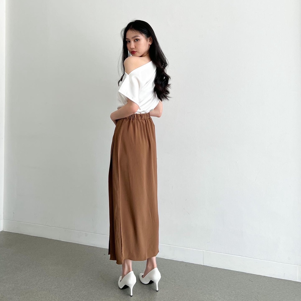 Beige Studio - Sharon Skirt / Rok Midi Wanita