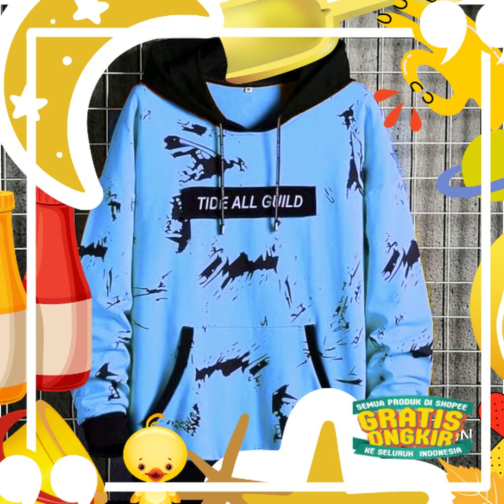 Tide All Guild Cowo / Sweater Cowok Distro Keren 2021 / Jaket Pria Terbaru 2021 Keren Gaya / Jaket H