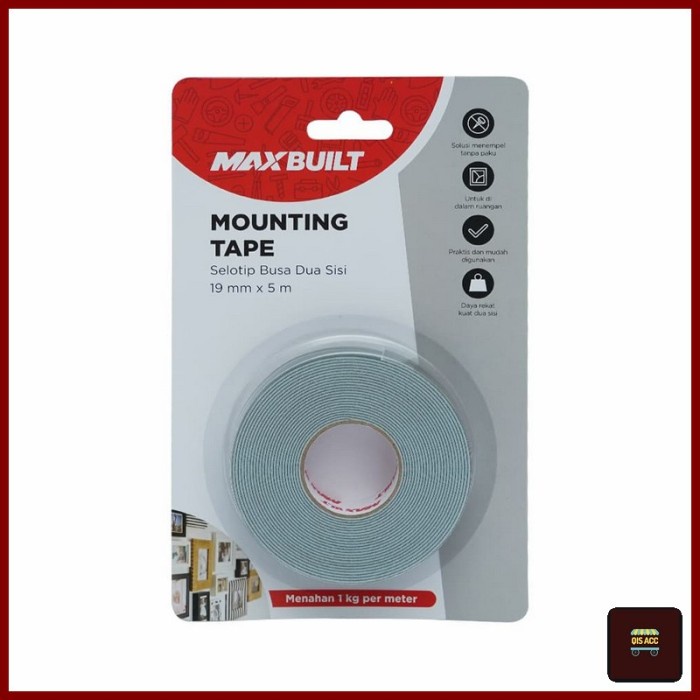 

MAXBUILT Double Tape Mounting 19 Mm X 5 Mtr