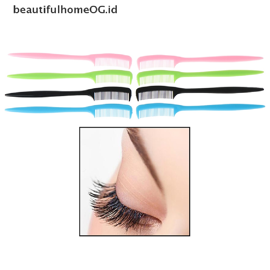 // Lebaran// 5pcs/set Extension Sikat Plastik Eyelash Sisir Alis Angkat Sisir Makeup Mata Keriting **