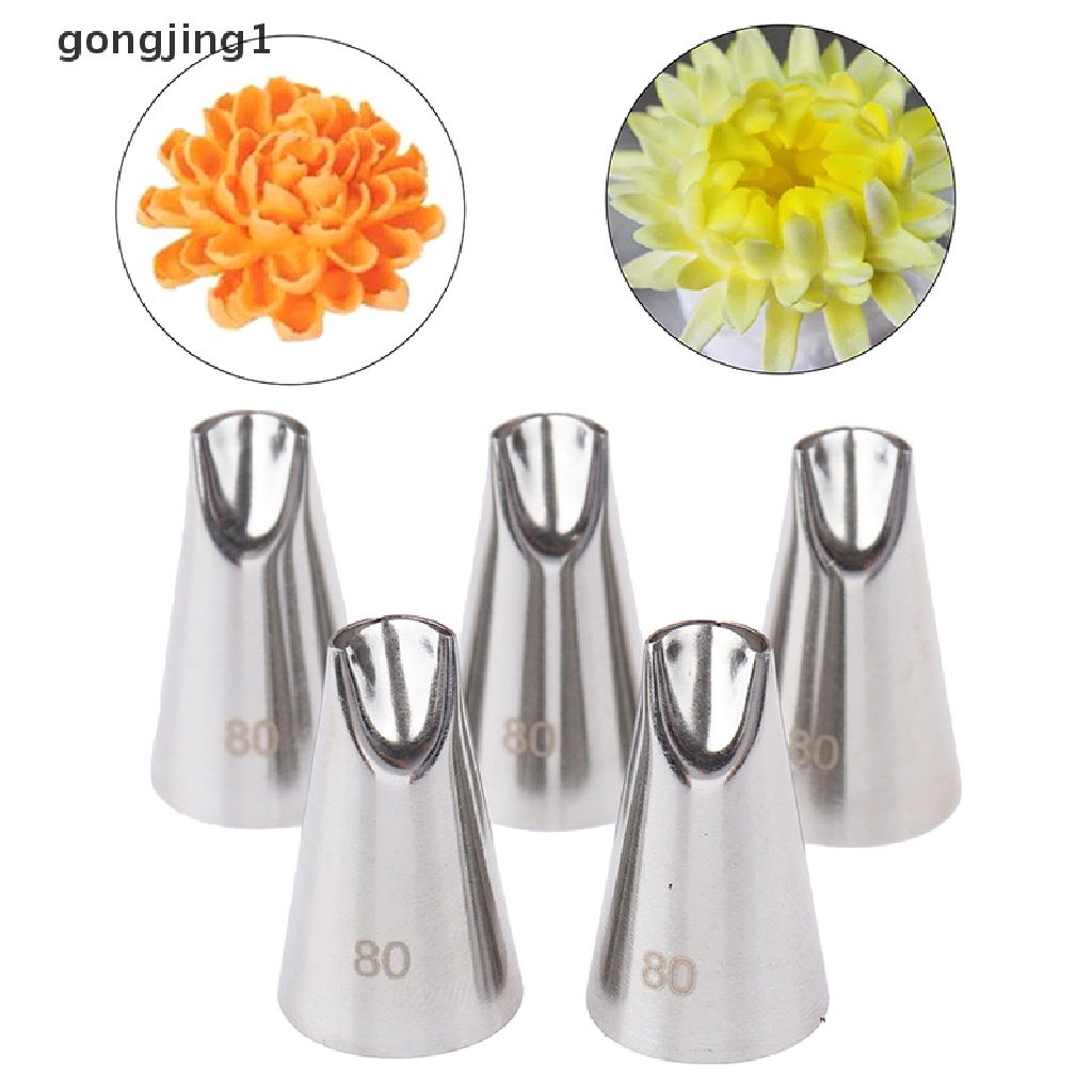 Ggg Nozzle Krisan Untuk Kue Fondant Decorag Pastry Icing Piping Tips Alat ID