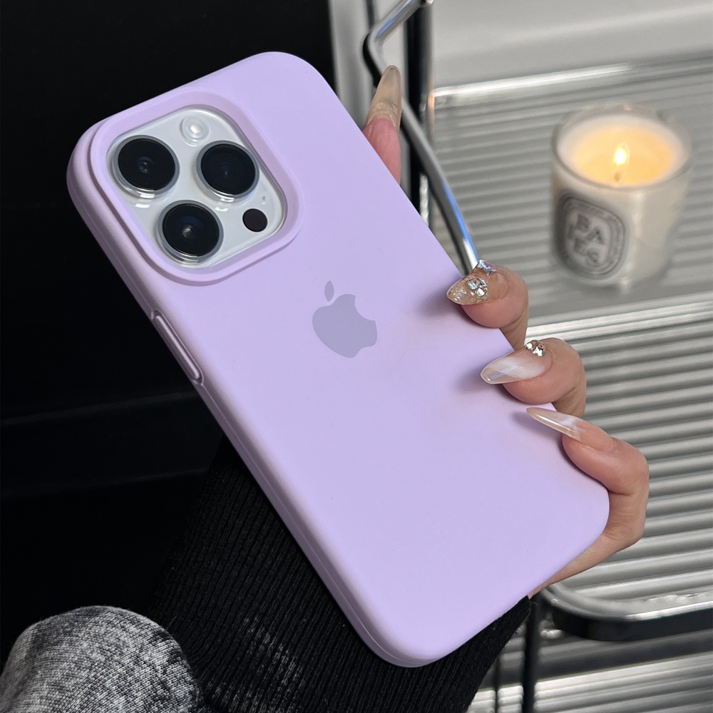 IPHONE Casing Silikon Cair Warna Permen Untuk Iphone11 12 Pro Max13 14 Pro Max Casing Iphone14 Plus Soft Full Cover Shockproof Soft Case