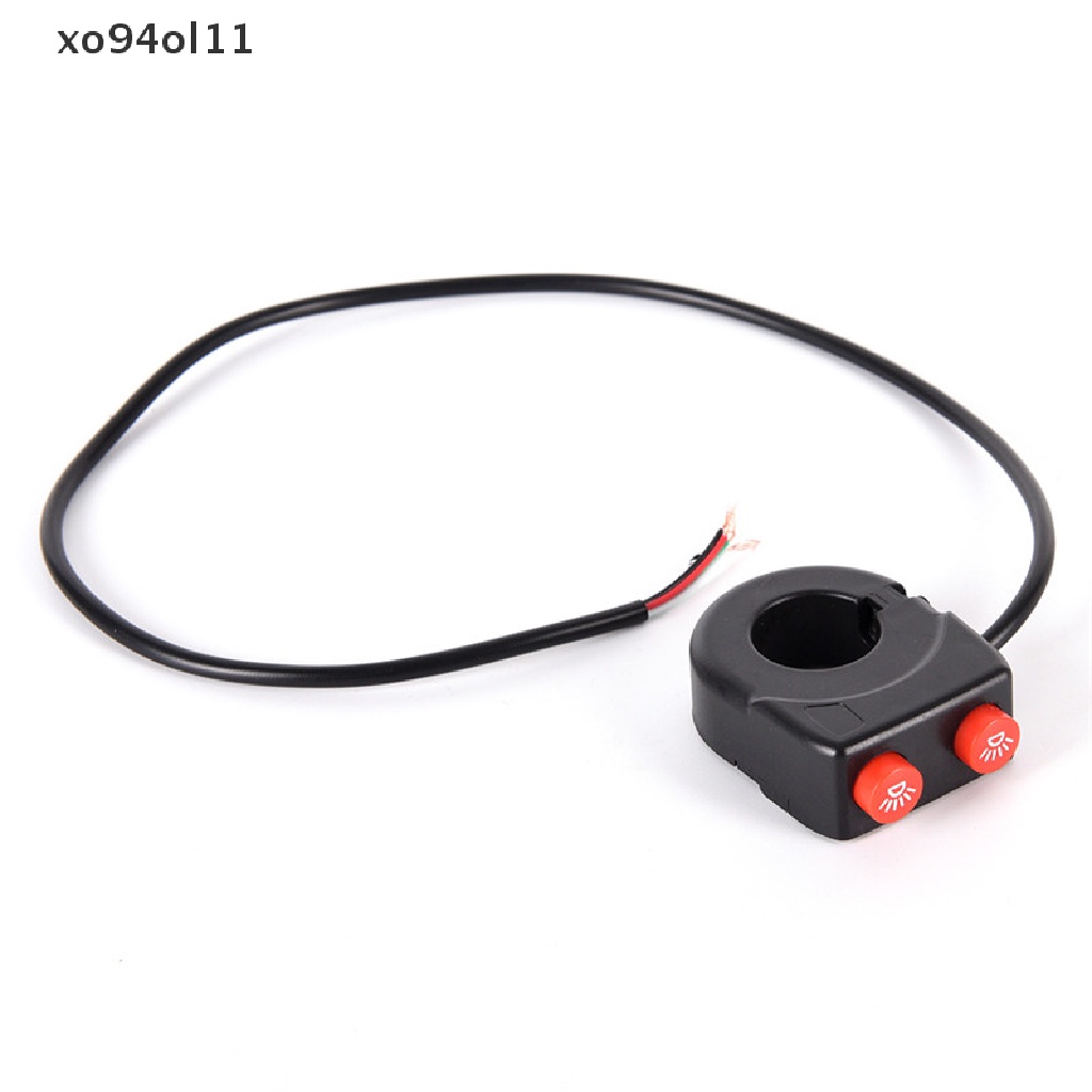 Xo 7per8 ''Stang Sepeda Motor On Off Tombol Kepala Spot Fog Light Switch Button OL