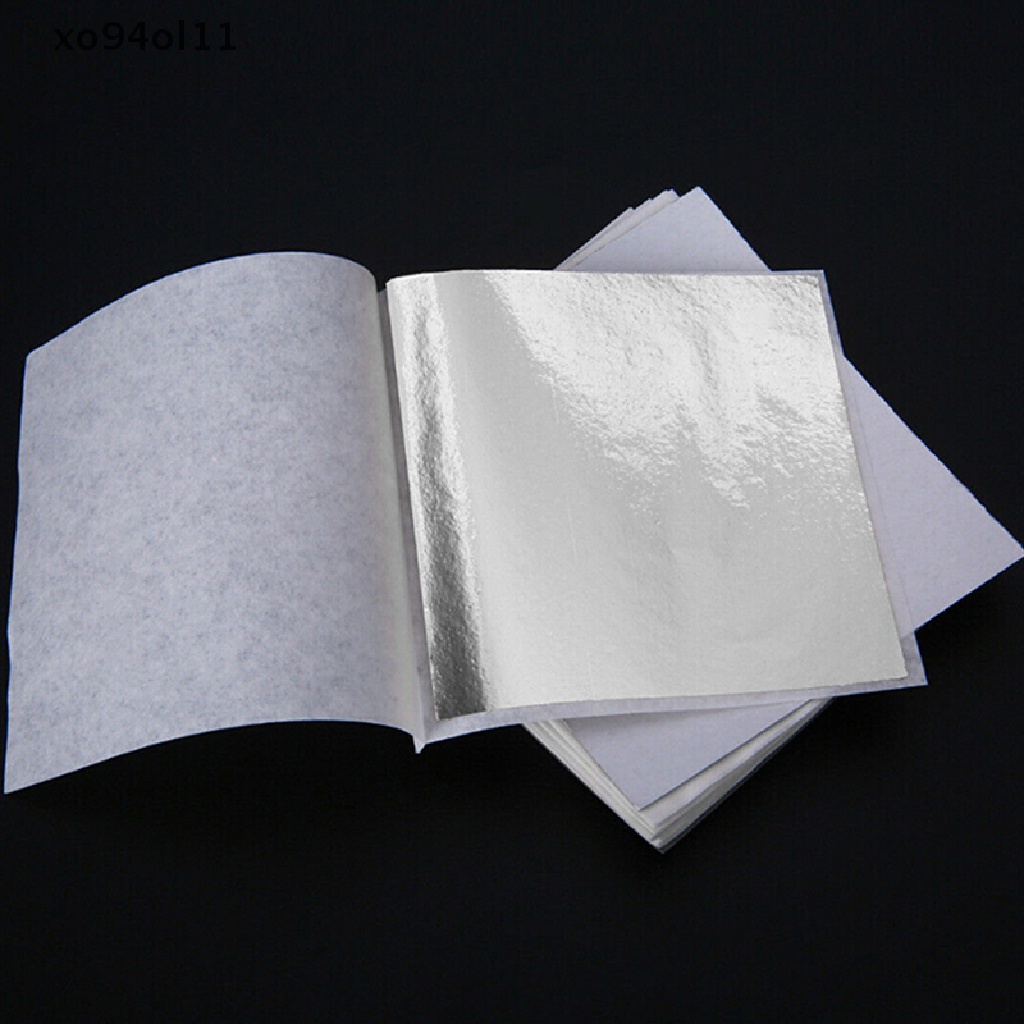 Xo 100lembar Foil Emas Daun Gilding Kerajinan Tangan Craft Paper Alat Dekorasi OL