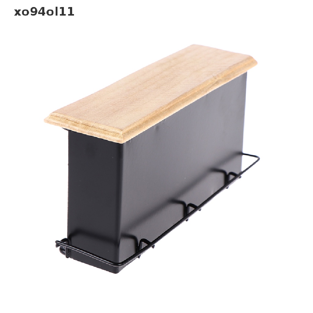 Xo 3Pcs/set Rumah Boneka Miniatur Bar Counter Stool Mainan Furniture Dapur Mini OL