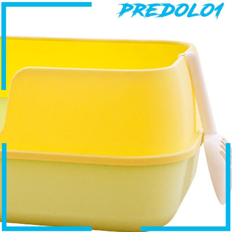 [Predolo1] Kotak Kotoran Kucing Untuk Kucing Indoor Sisi Tinggi Tall Detachable Kitty Litter Box