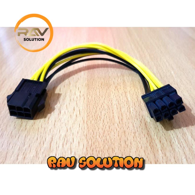 KABEL POWER VGA / ADAPTER 6 PIN TO 8 PIN / 6 KE 8PIN PCIE / PCI-E  VN 4