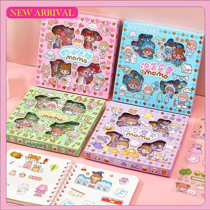 

Terkini Cod 100 PCS Stiker MOMO Motif Kartun Korea Lucu Anti Air Bahan PET - Biru Stiker Lucu dengan Motif Kartun Menggemaskan untuk Hiasan Gadget Stiker Tahan Air Murah