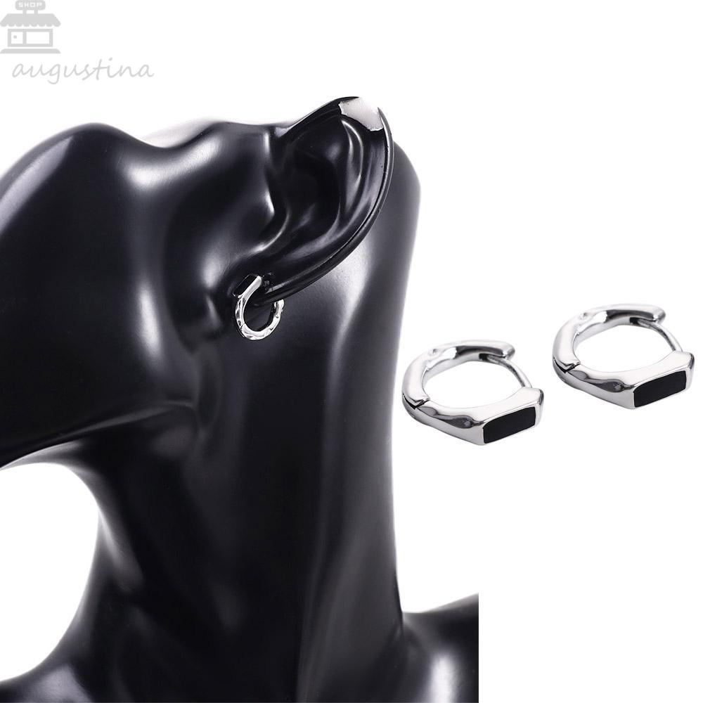 Agustina Pria Hoop Earrings Minoritas Kepribadian Wanita Pesta Punk Street Wear Aksesoris Pria