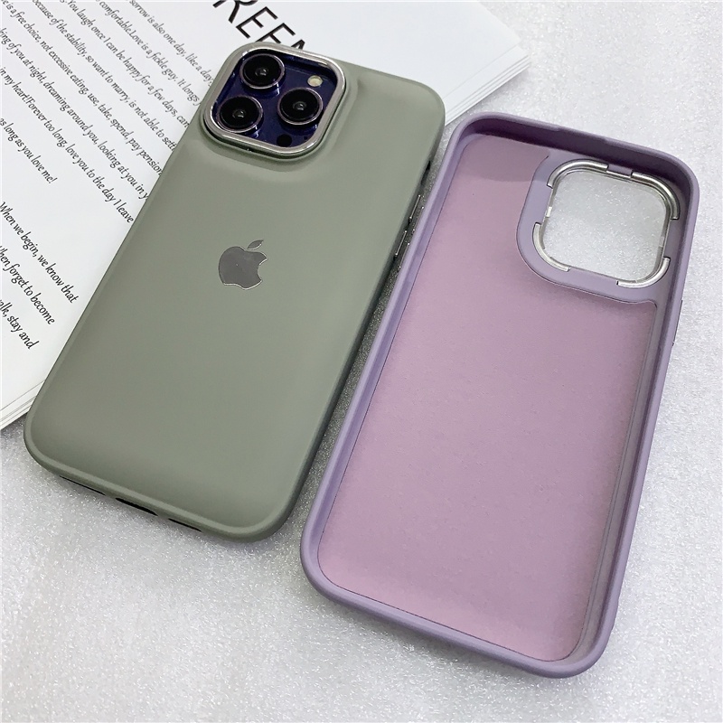 IPHONE Lensa Electroplated Cream Roti Gaya Silikon Lembut Untuk Casing Iphone11 Pro Max Xr Merasa Nyaman