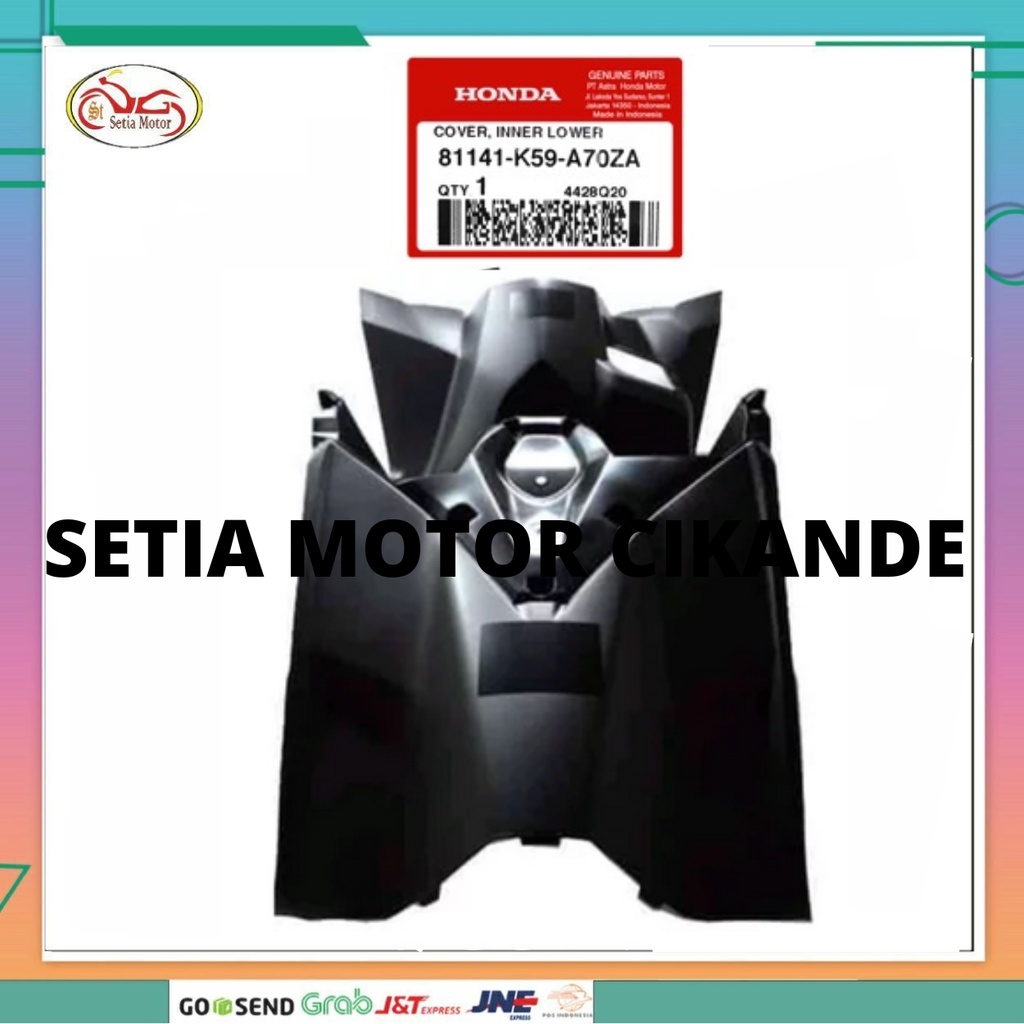 Cover Inner Lower Wingsil Kontak Vario 150 Fi Led New 2018-2022 81141-K59-A70ZA Asli Honda