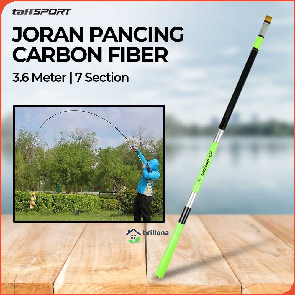 TaffSPORT Joran Pancing Pole Tegek Carbon Fiber Fishing Rod - 5841