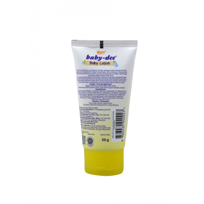 Baby Dee Hypoallergenic Baby Lotion / Losion Bayi -  50 ml
