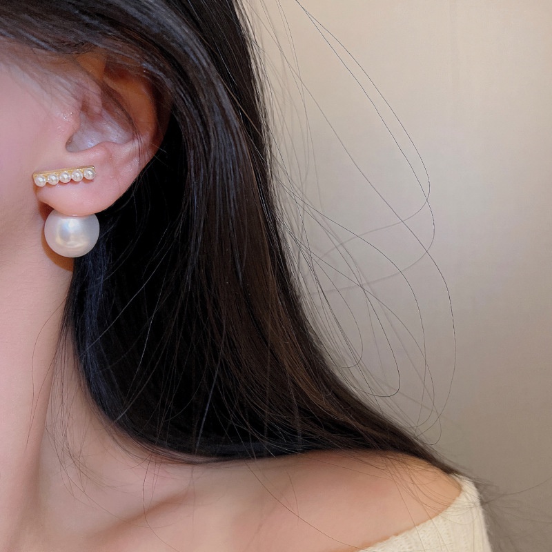 Anting Tusuk Mutiara Fashion Untuk Wanita Hypoallergenic Elegan Emas Earring Perhiasan Aksesoris