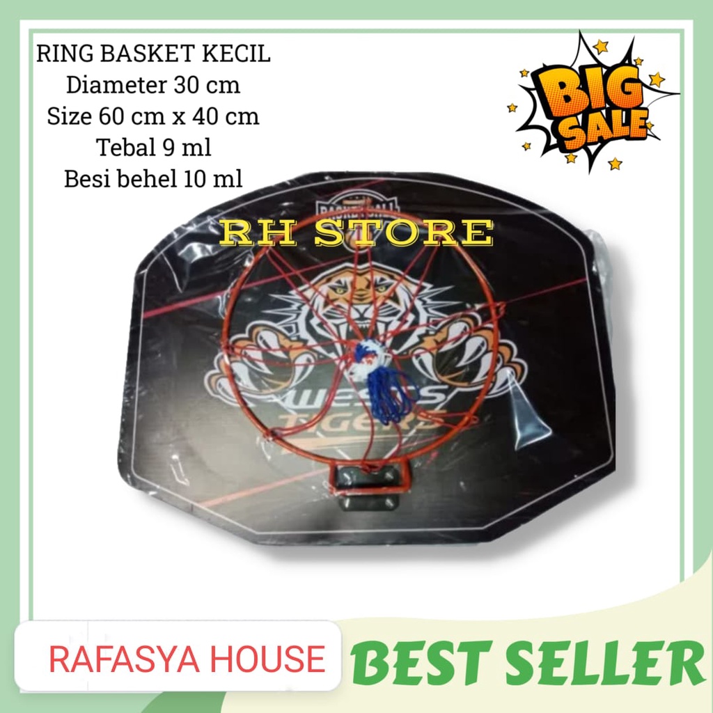 FLASH SALE PAPAN KAYU RING BASKET UNTUK ANAK-ANAK/REMAJA