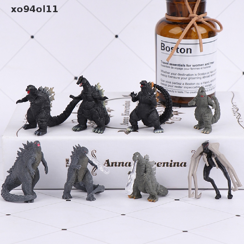 Xo 8Pcs/Set Godzilla Vs Kong Model 5cm Action Figure Model Kolekte Mainan Anak OL