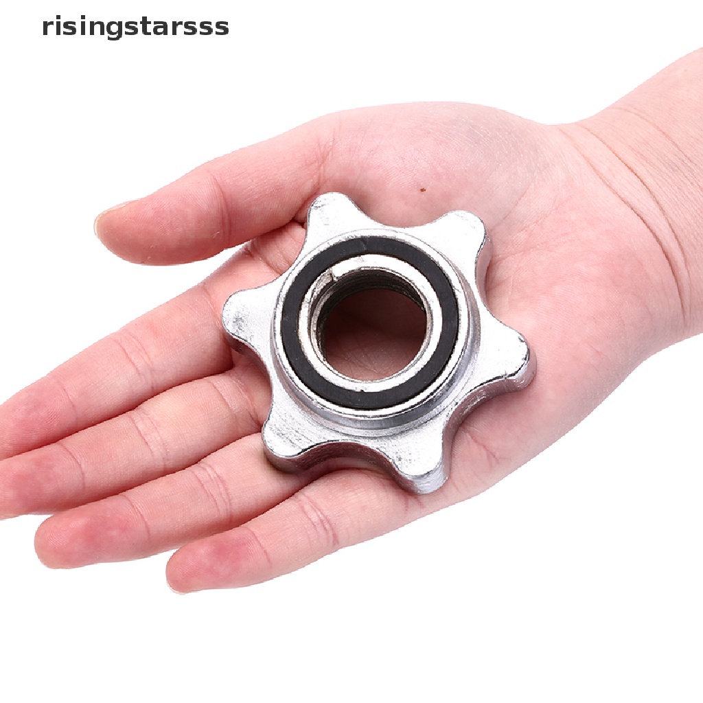 Rsid Span-new standard weight lifg Barbel dumbell bar Jepit Kerah spin-lock x 1 Jelly