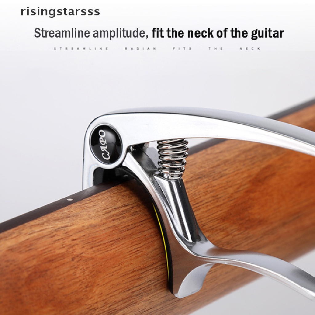 Rsid Span-new Capo Gitar Metal Untuk Akustik/Elektrik/Classic Trigger Change Tune Key Clamp Jelly