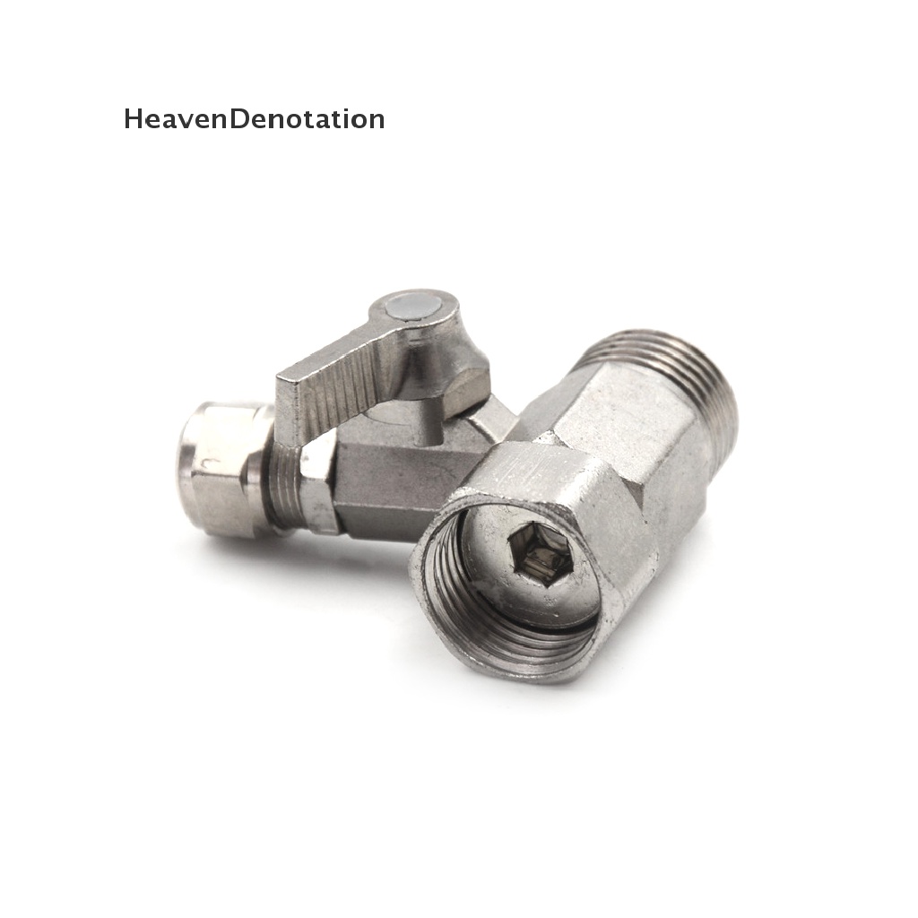 [HeavenDenotation] Adaptor Pemurni Filter Air Pakan RO Baru 1per2 ''Ke3 /8'' Ball Valve Faucet Tap Aman HDV