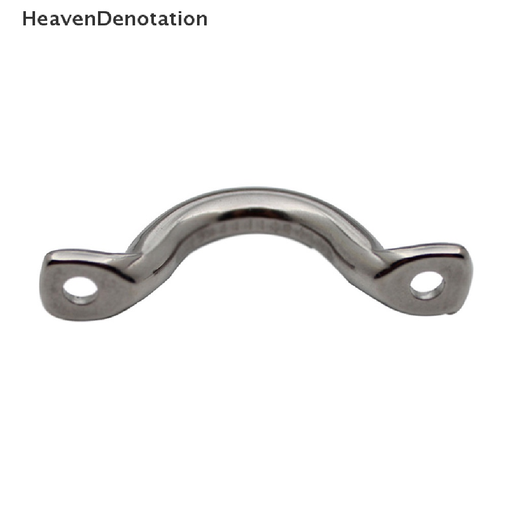 [HeavenDenotation] 4pcs Stainless Steel316Tali Mata Kawat Saddle Clip Boat Yacht Kapal Gagang Pintu HDV