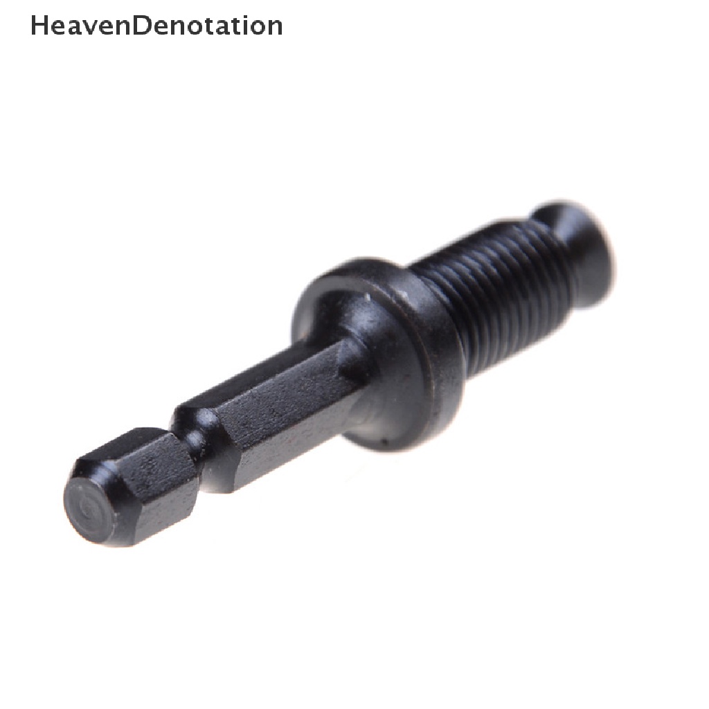 [HeavenDenotation] 1per4 &quot;Hex Shank Adapter Male Thread Screw Untuk Chuck Bor 6mm, 10mm, 13mm 3per8&quot; -24UNF HDV