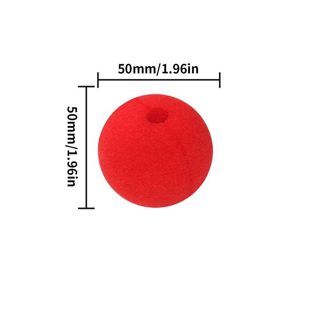 Chookyy 3tas 30PCS Hidung Badut Merah Alat Sulap Karnaval Kostum Festival Make Up Sirkus Cosplay Hidung