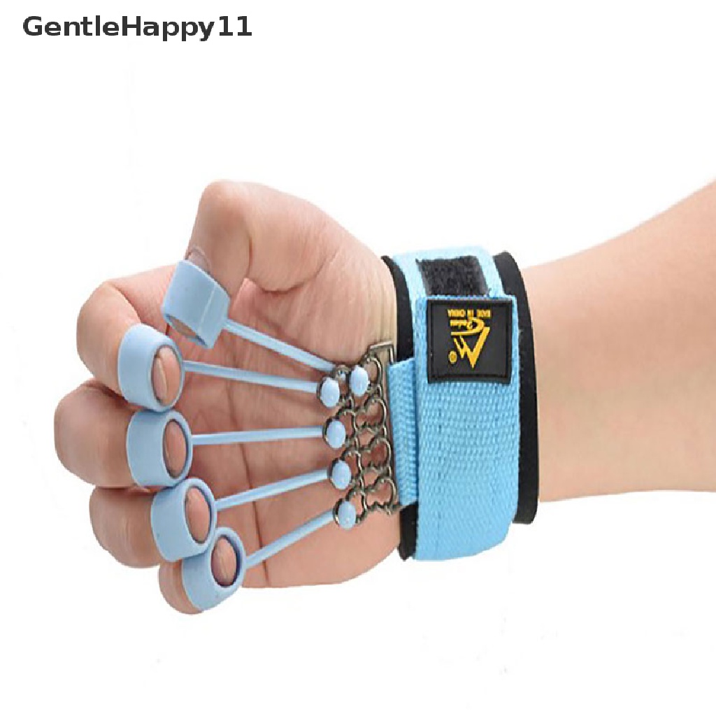 Gentlehappy Finger Gripper Kekuatan Trainer Tangan Yoga Resistance Band Alat Latihan Jari id