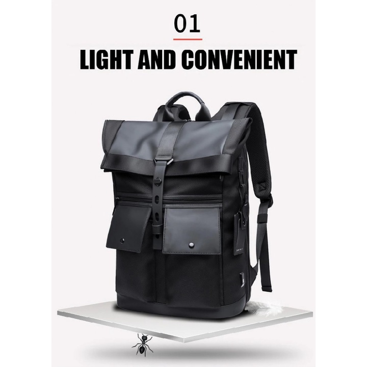 27 BANGE BG-G65 - Stylish Multifunctional Waterproof Rucksack Backpack