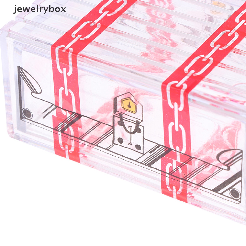 [jewelrybox] 1pc IQ box Lain Tidak Bisa Buka Kotak Transparan Trik Sulap Rahasia Laci Mainan Butik