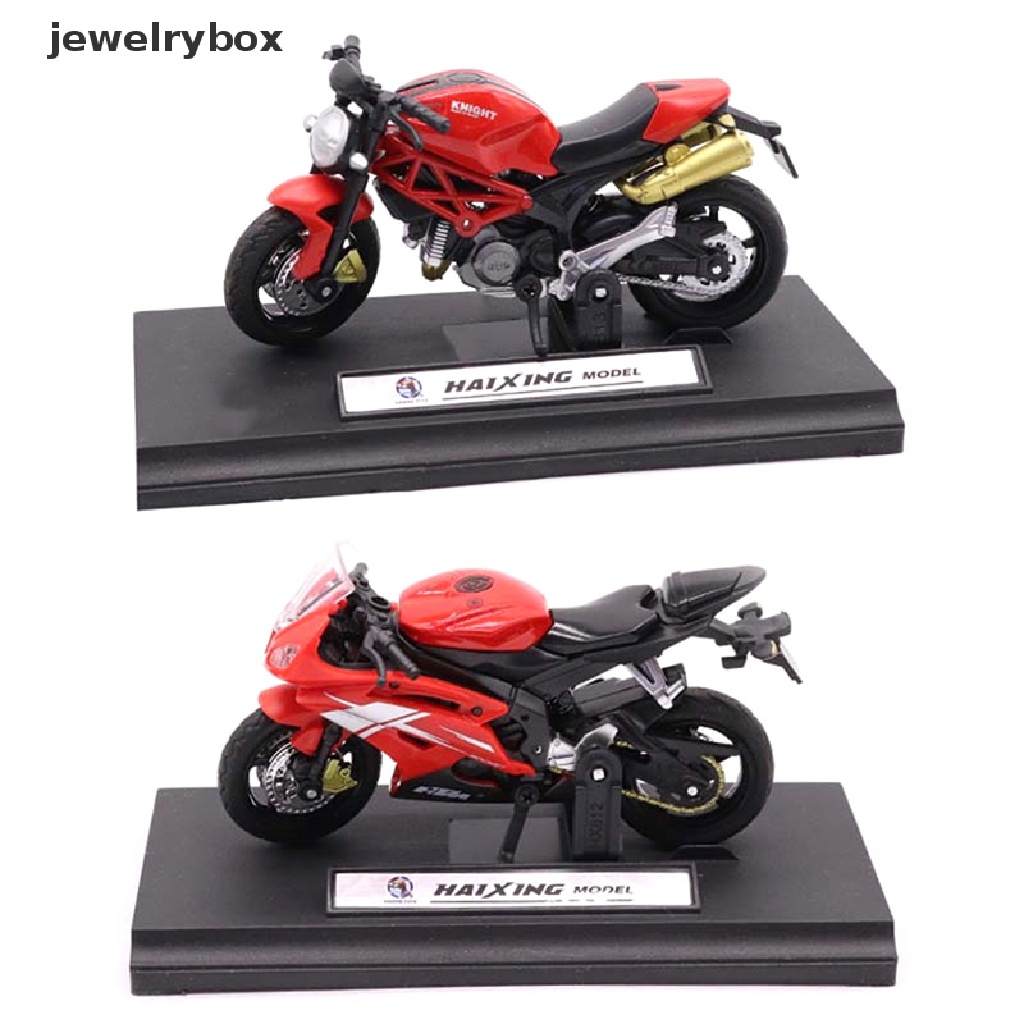 [jewelrybox] 1pc 1: 18 Ducati 696statis Die Cast Kendaraan Koleksi Hobi Mainan Motor Butik