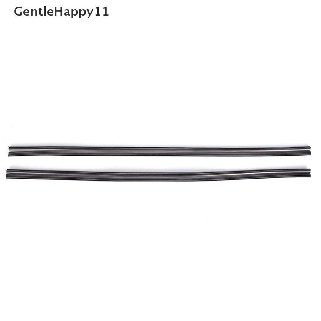 Gentlehappy 2pcs 28&quot; Auto Mobil Bis Kaca Depan Frameless Karet Wiper Blade Refill Hot Sale id