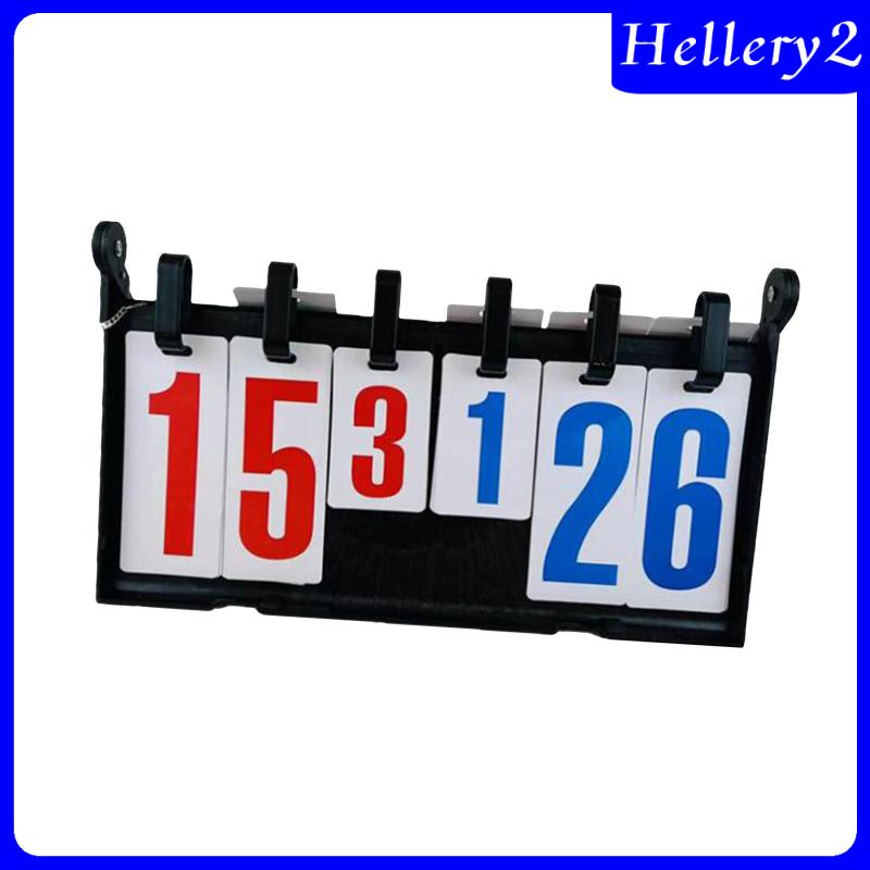 [Hellery2] Sport Scoreboard Compact 39cmx23cm Score Flip Untuk Baseball Voli Tenis
