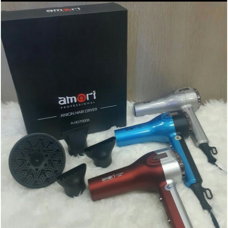 AMORI By Amara/Pengering Rambut/Pengering Rambut Salon/Dryer 1300 Watt/Dryer Salon Turbo/Pengering Rambut Barbershop/Dryer Anion Turbo/Dryer Salon Turbo 1300 Watt/Blow Rambut Salon