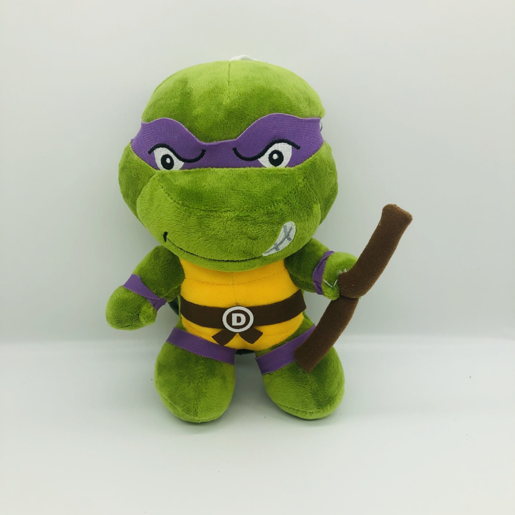 Kawaii Plush Toy Ninja Turtles Leonardo Donatello Boneka Anime Karakter Anime Raffaele Mikey Boneka Mainan Anak