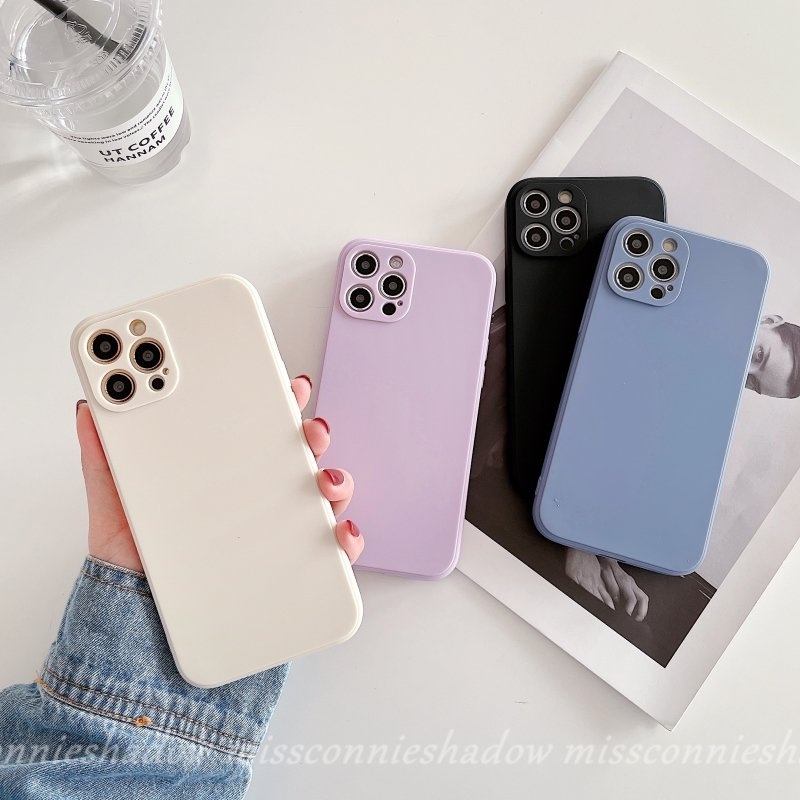 Infinix Hot10 12 11 9 Play Hot 10Lite 11s 20s 11 9 8 12 12i 20 10t 10s Note 11 12pro 12 G96 8 12 2023 Smart 4 5 6 Plus Case Pelindung Kamera Warna Permen Macaron Soft Cover