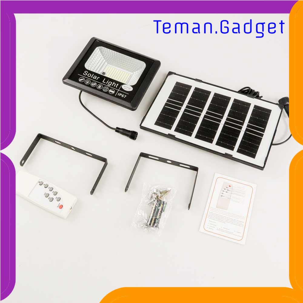 TG - LMP OOBEST Lampu Dinding Solar Sensor Cahaya Waterproof 100 LED Cool White - OB100