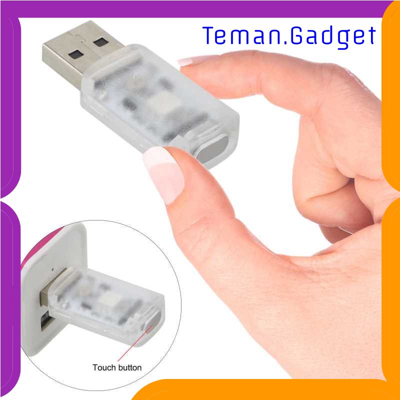 TD - OTO Isincer Lampu LED RGB Mini USB Car Interior Light - IS505