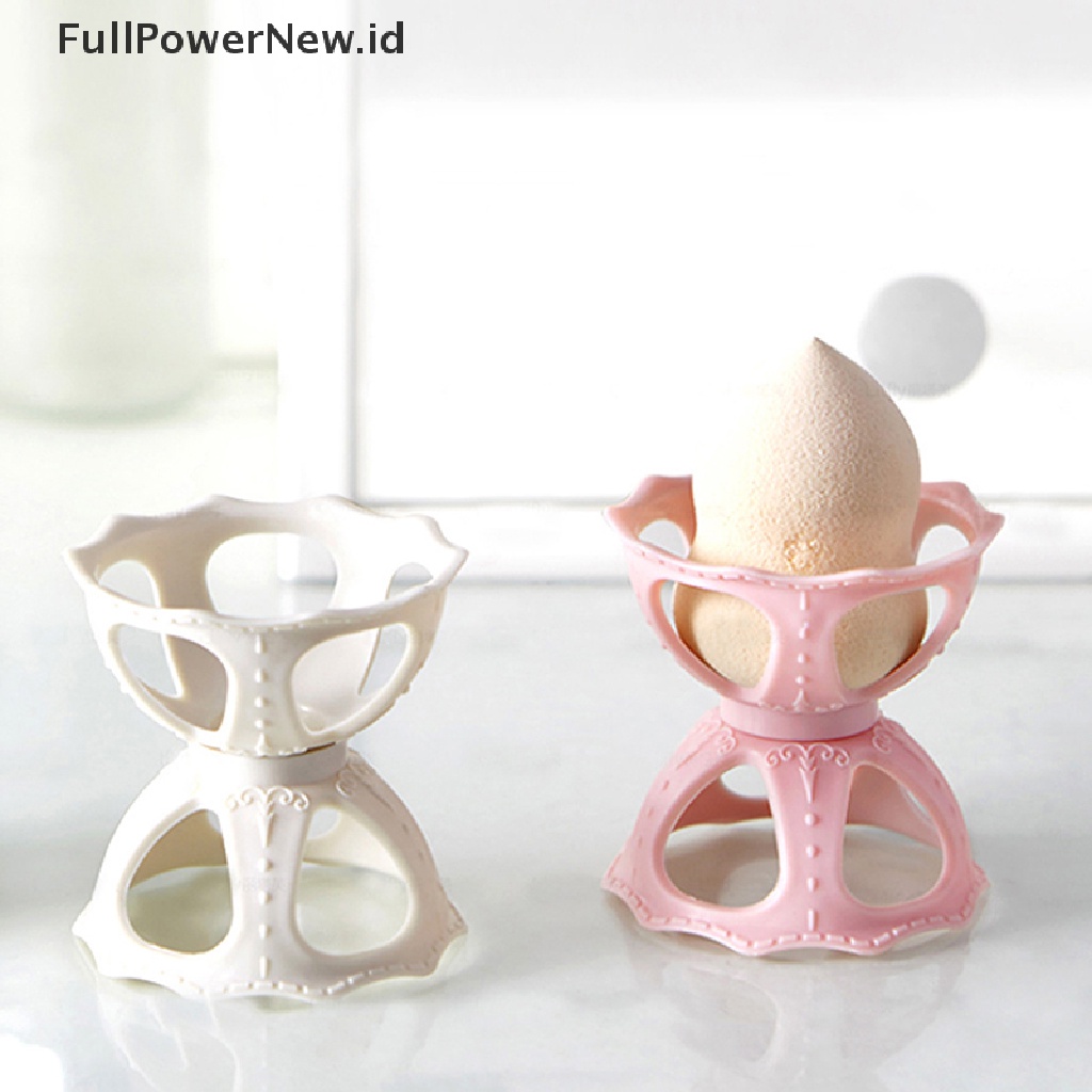 Power 3Pcs Beauty Sponge Drying Stand Tempat Penyimpanan Makeup Blender Holder Rak ID